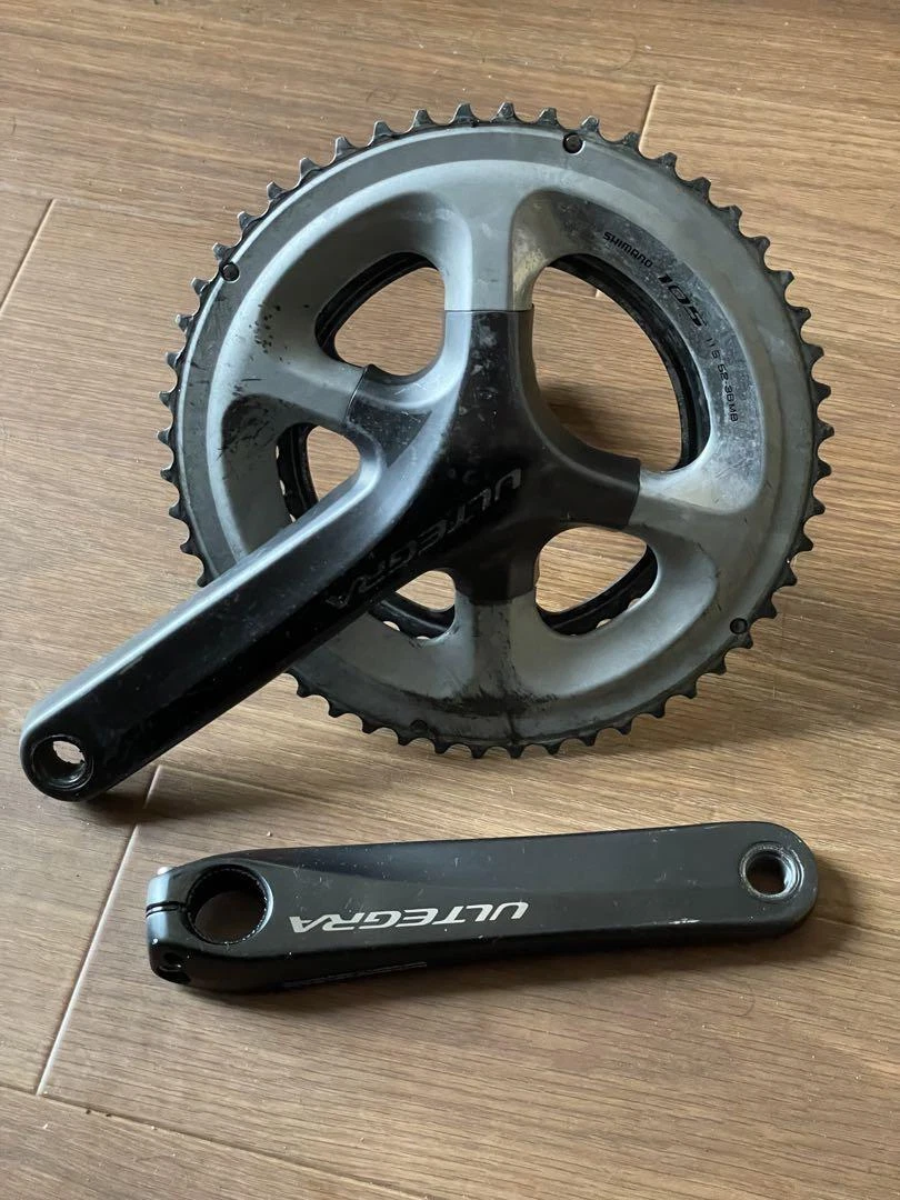 自転車ULTEGRA　FC-R8000　 クランクセット　52-36 170mm