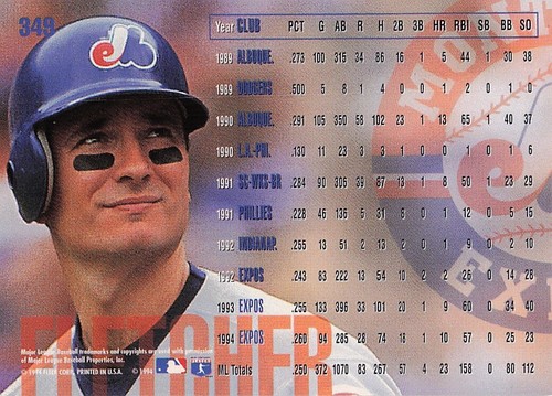 Fleer #349 Darrin Fletcher 1995 - Foto 2 di 2