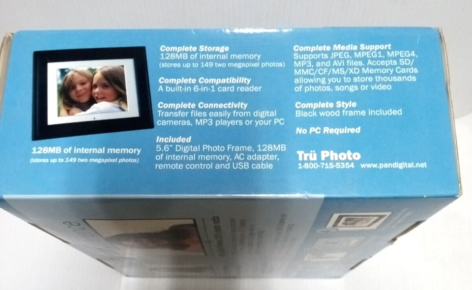 NIB 5.6” Tru Photo Digital Photo Frame Pandigital (FC 204/2 D 1063) - Image 3 of 4