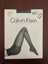 size a Vintage calvin klein pantyhose Fine Rib/control Top/ Sable #1