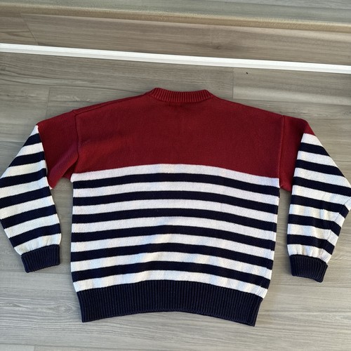 Vintage Structure Sweater Mens M Eagle USA Flag Patriotic Made In Hong Kong - Picture 8 of 12