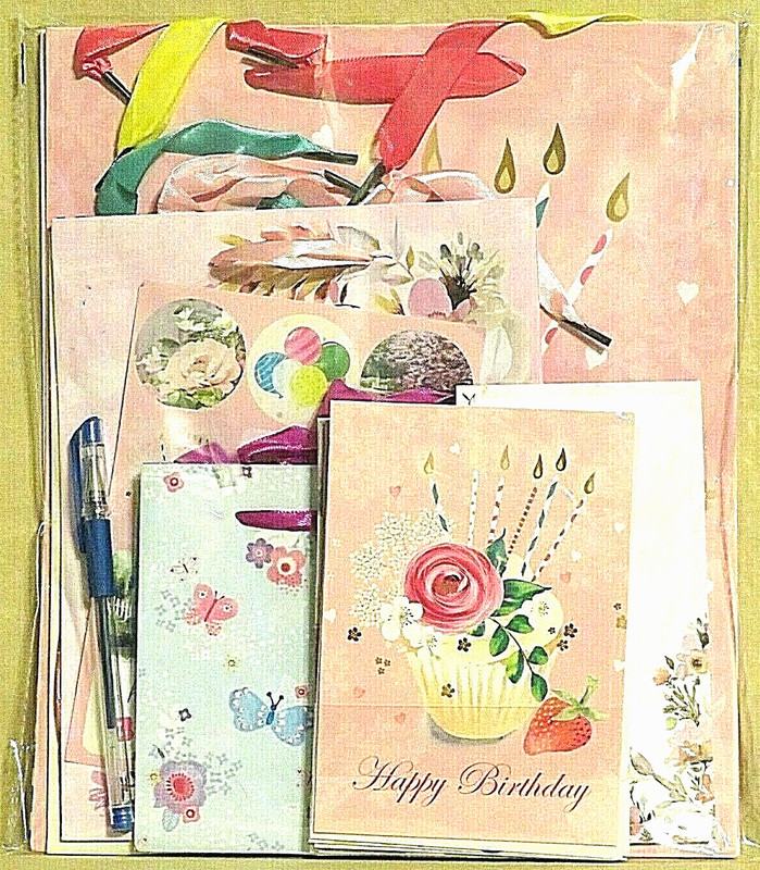 10 pc. Gift Set, Gift Bags, Greeting Cards, etc. NEW in Pkg.