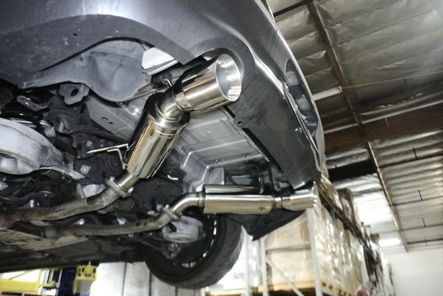 Megan Racing Stainless Rolled Tip Axle Back Exhaust For 08-15 Infiniti G37 Vq - Picture 5 of 5