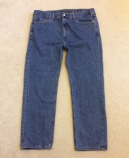 Mens Levis 505 Regular Fit Jeans Size 40x32