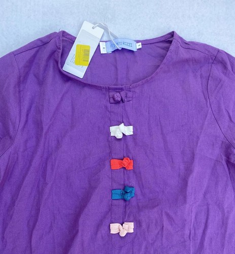 Amato Rizzi Women’s Blouse Purple Size Large Hi-Low Solid Tunic - Bild 3 von 5