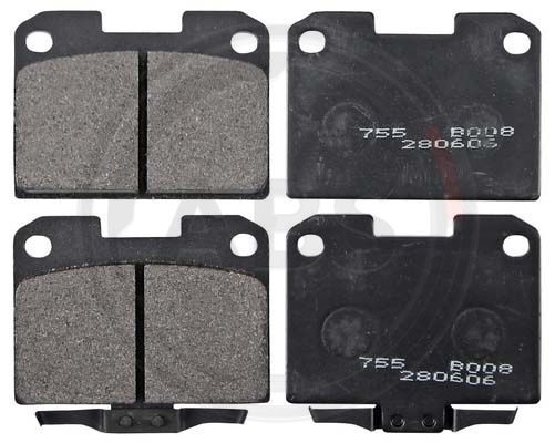 36890 A.B.S. Brake Pad Set, disc brake for MITSUBISHI