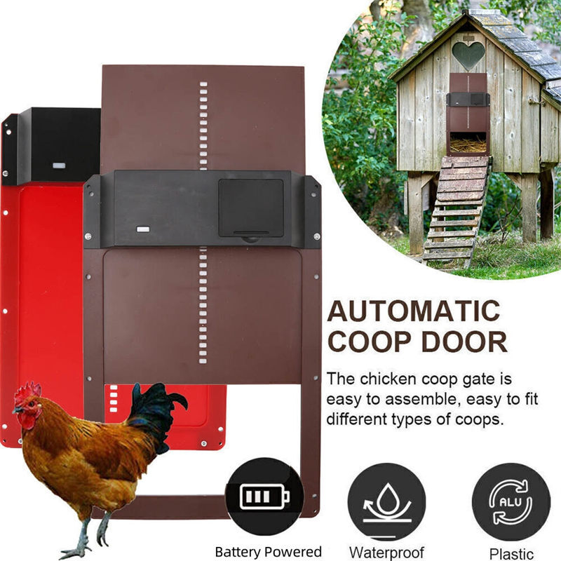 Creative Light Sensor Chicken Coop Door Automatic House Opener