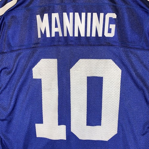 Vintage Eli Manning #10 New York Giants Reebok Super Bowl XLII Jersey Sz XL - Picture 18 of 23