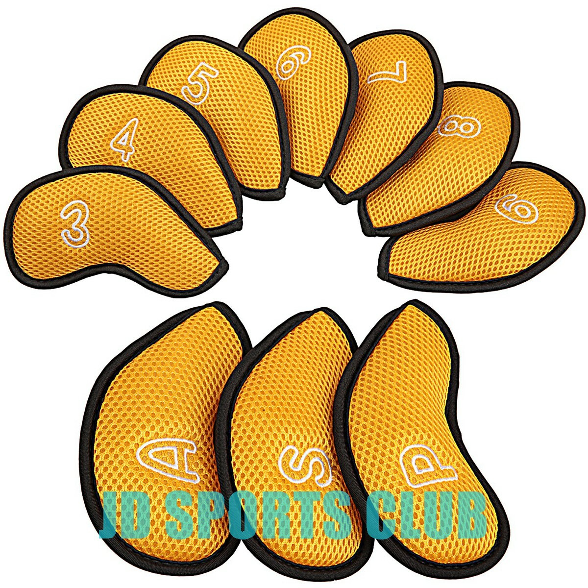 10pcs/set Mesh Golf Club Head Cover Iron Headcover For Callaway