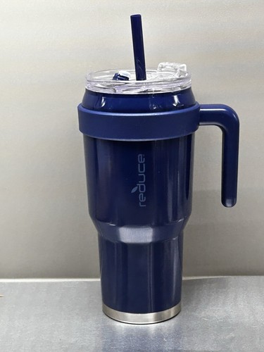 Reduce 40oz Tumbler Stainless Steel Travel Mug Easygrip Handle - Blue Cup