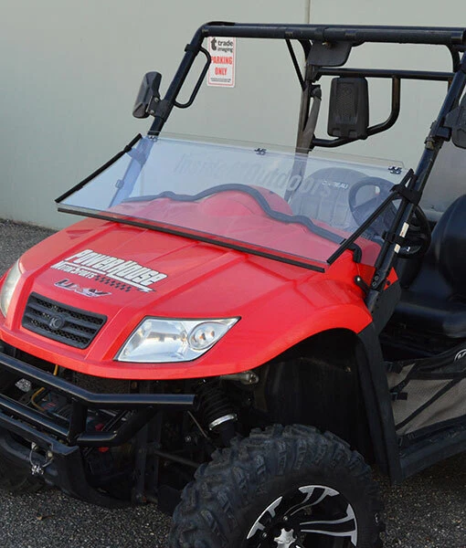 Clearly Tough Kymco UXV 500 (2009-2013) Full Folding Windshield - Imagem 2 de 3