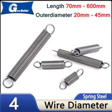 Steel Wire 4mm , Length 70-600mm, Tension Spring / Extension / Expansion Springs