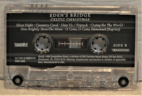 EDENS BRIDGE "Celtic Christmas" Cassette Straightway Music SWC 0204 - Picture 5 of 5