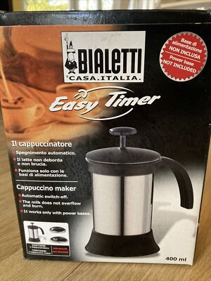 BIALETTI   EASY TIMER   Cappuccino Maker - Neuware, OHNE POWER-BASIS!