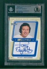 1999 Upper Deck Retro Inkcredible Hockey Card - #TE Tony Esposito, BGS Auth.