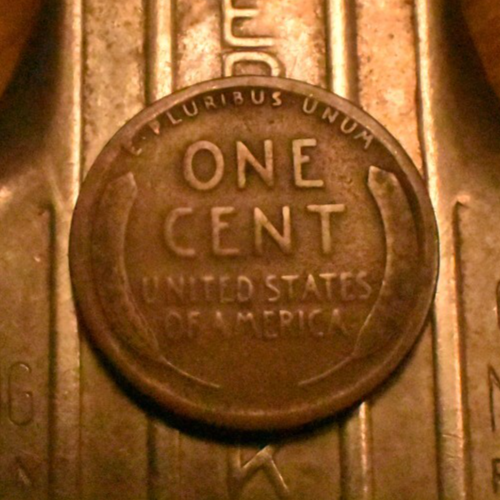 Better with Rim Lettering Errors! 1915-D Lincoln Wheat Cent 1c. (#9486) - Picture 2 of 3