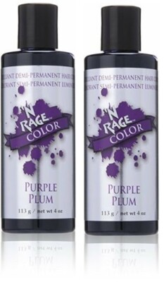2 x N'rage Brilliant Demi Permanente Hair Color, Blue 4 FL/oz x 2 