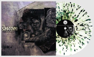 Sanction Broken In Refraction LP Ltd Clear w/Olive Green/Black Splatter Vinyl