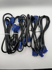 Lot of 6 VGA 4-6' High Quality OEM Cables Male to Male MtM