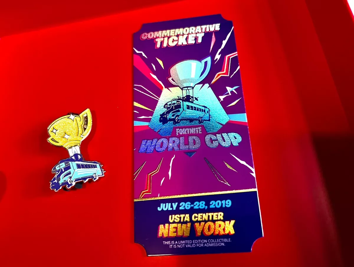 Fortnite World Cup 2019 Commemorative Ticket Complete Package
