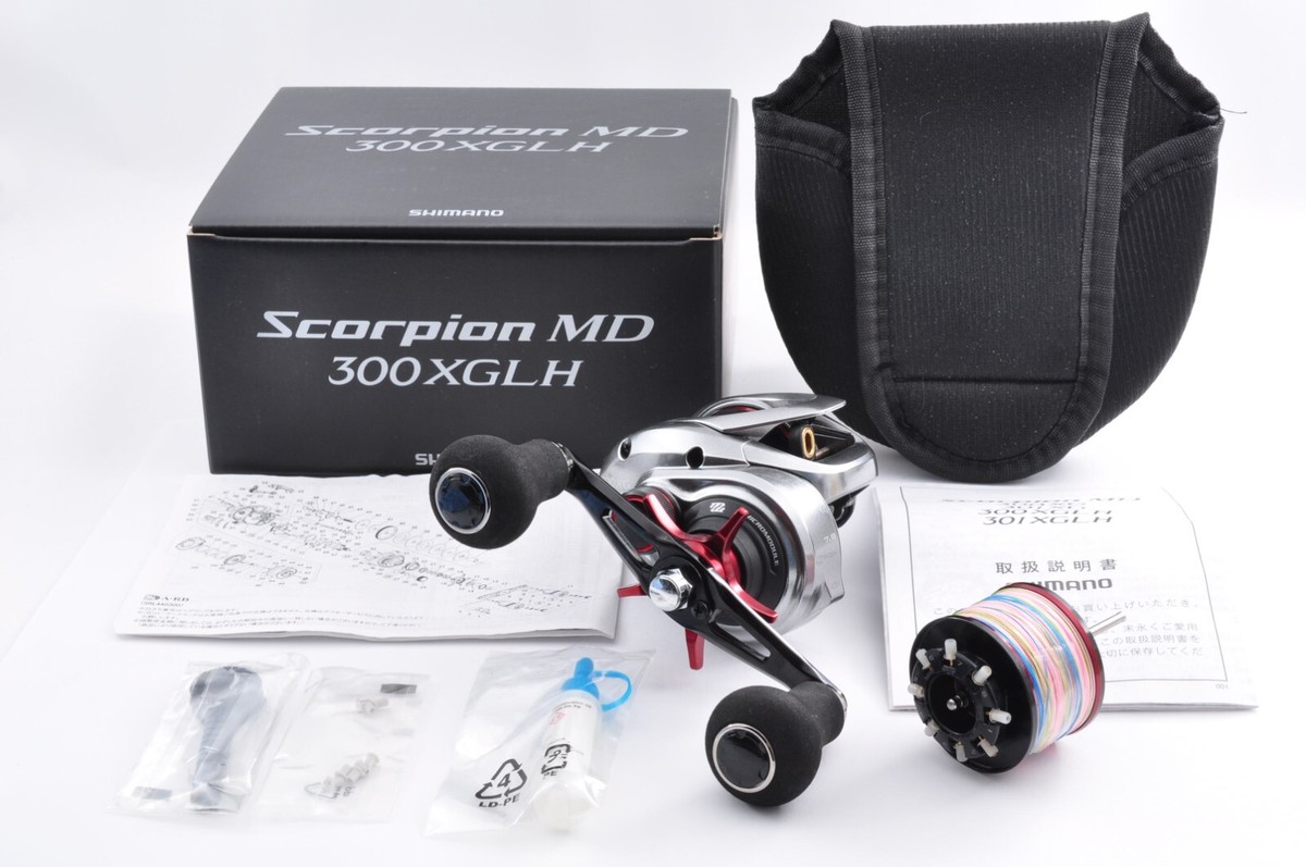 リール SHIMANO Scorpion MD 300XGLH Brand New Shimano 21 Scorpion MD 300XGLH w/Spool Bait