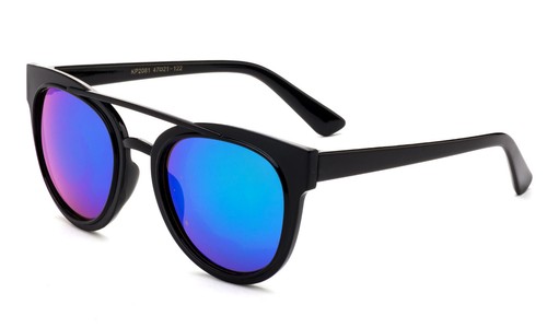 Kids Sunglasses Classic Sporty Lead Free UV 100% Flash Mirror Lens Boys Girls - Picture 4 of 9