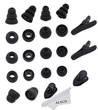 Replacement Ear Tips  Clips For Inear Earphone S/m/l Sizes  Double/triple Flan
