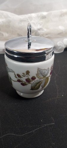 VINTAGE ROYAL WORCESTER LAVINIA BROMBEERMUSTER EGG CODDLER - Bild 16 von 24