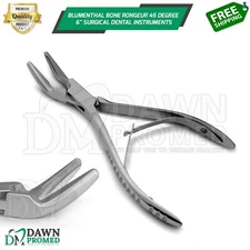 Blumenthal Bone Rongeur 45 Degree 6" Surgical Dental Instruments German Grade