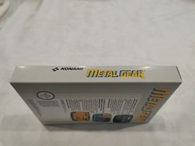 NES METAL GEAR PAL B BOX ONLY NO GAME NO MANUAL FOR DISPLAY ONLY