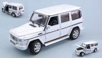 Welly 1/24 Mercedes G Klasse Weiss Modellbau 27 Statisches Modell Diecast