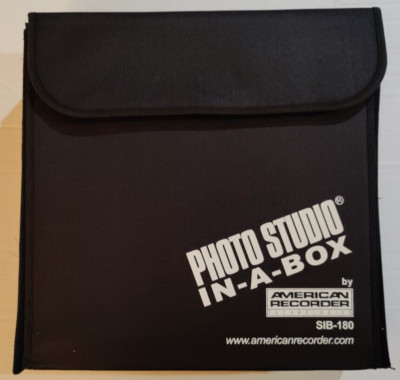 American Recorder Photo Studio-in-a-Box SIB-180 Compact Portable Photography 