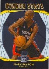 Gary Payton 2020-21 Optic Basketball Winner Stays Insert Chrome Card #14 Heat