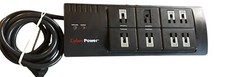 Cyber Power Professional Surge Protectors 890 8 Plug Outlets Black Tested Works