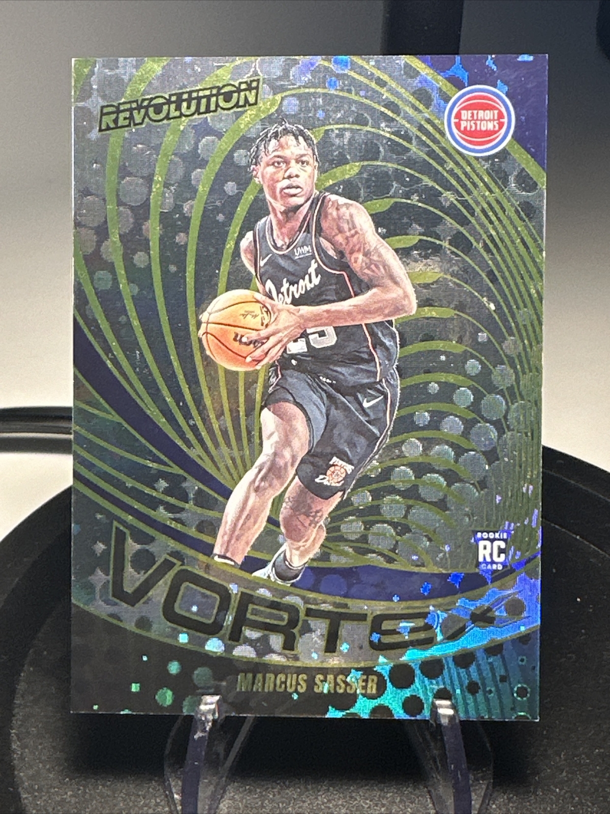 2023-24 Panini Revolution Vortex Marcus Sasser Rookie Detroit Pistons #8