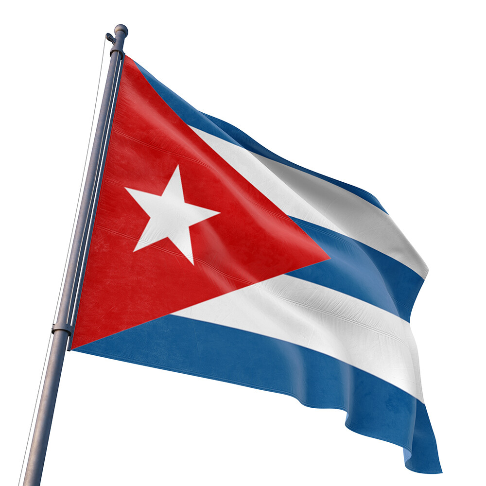 Vettore di bandiera Cuba - Free Vector Download