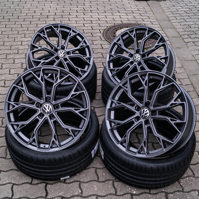 20 Zoll Alufelgen RW03 für VW Passat B8 T-Roc R Tiguan 2 1 5N Scirocco Grau