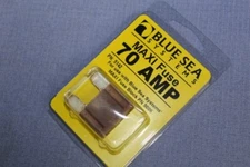 Blue Sea Systems 5142 MAXI Fuse 70 Amp Fuse Marine BUSS  up to 32VDC NOS