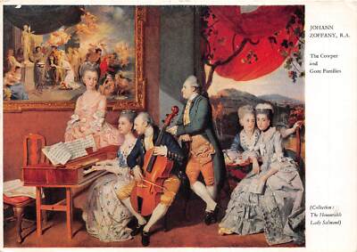 US89 painting Johann Zoffany the Cowper and Gore families music night  orchestra