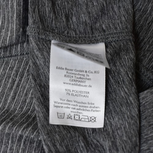 EDDIE BAUER Women’s Athletic Sweater Size XS Striped Gray Stretch Long Sleeves. - Picture 10 of 12