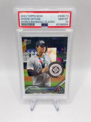 【PSA10】TOPPS 大谷翔平 WORLD BASEBALL CLASSIC PSA10 Shohei Ohtani Topps #WBC73 Now World Baseball Classic