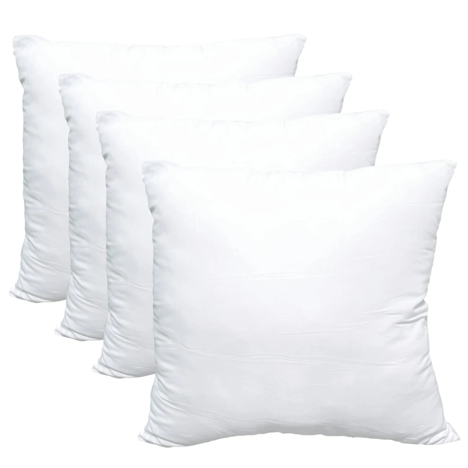 Luxury Pillow Inserts, Pack of 4, 20 x 20 inches Hypoallerge