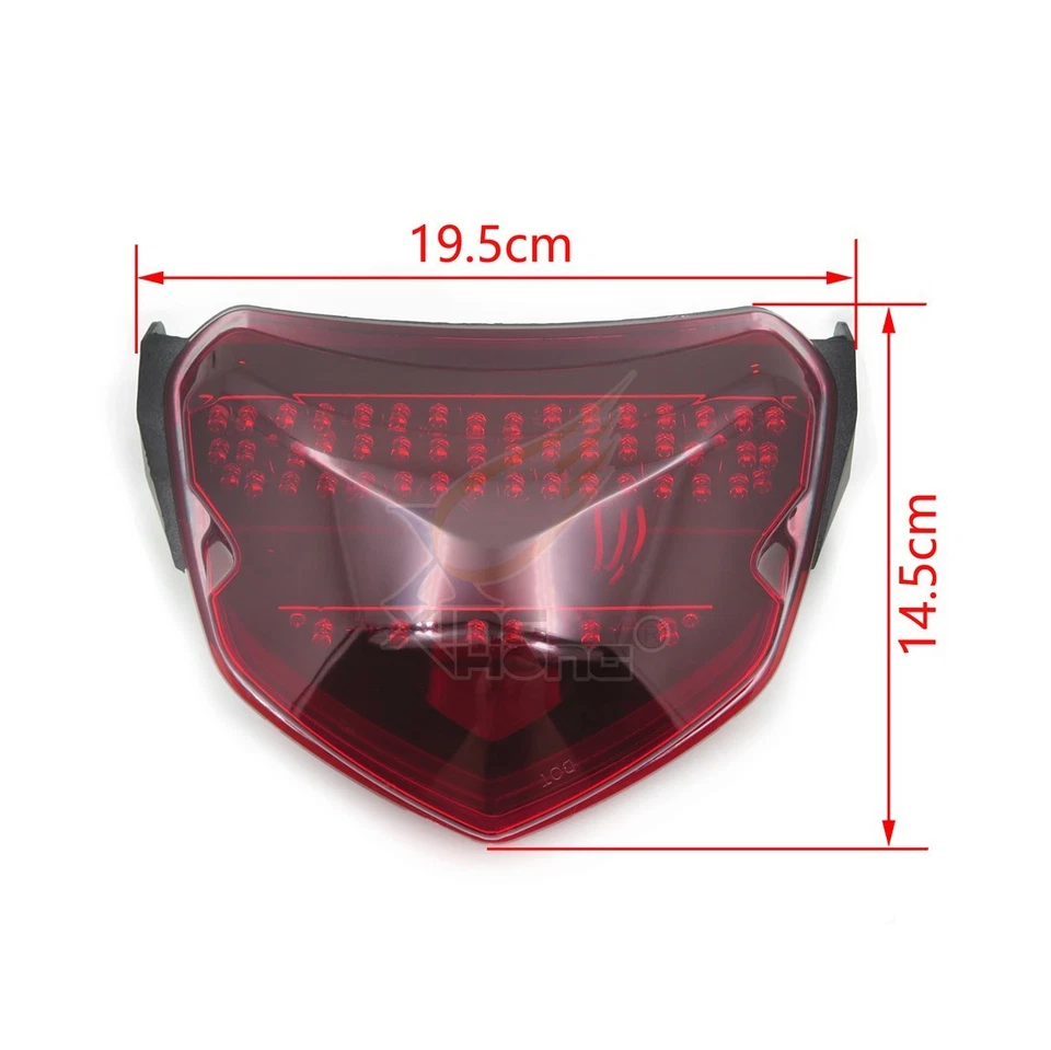 Luz trasera LED roja nueva para Suzuki GSXR600 GSXR750 2004-2005 Foto 3 de 4