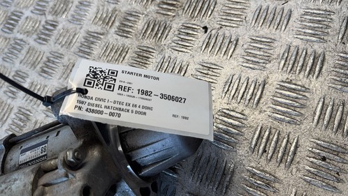 HONDA CIVIC MK10 FK9 1.6 DIESEL HANDSCHALTUNG N16A1 STARTER MOTOR 438000-0070 2017-2021 - Bild 10 von 10