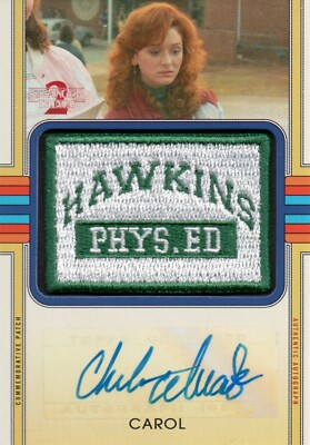 Stranger Things Season 2, Chelsea Talmadge (Carol) Patch Autogrammkarte #06/10
