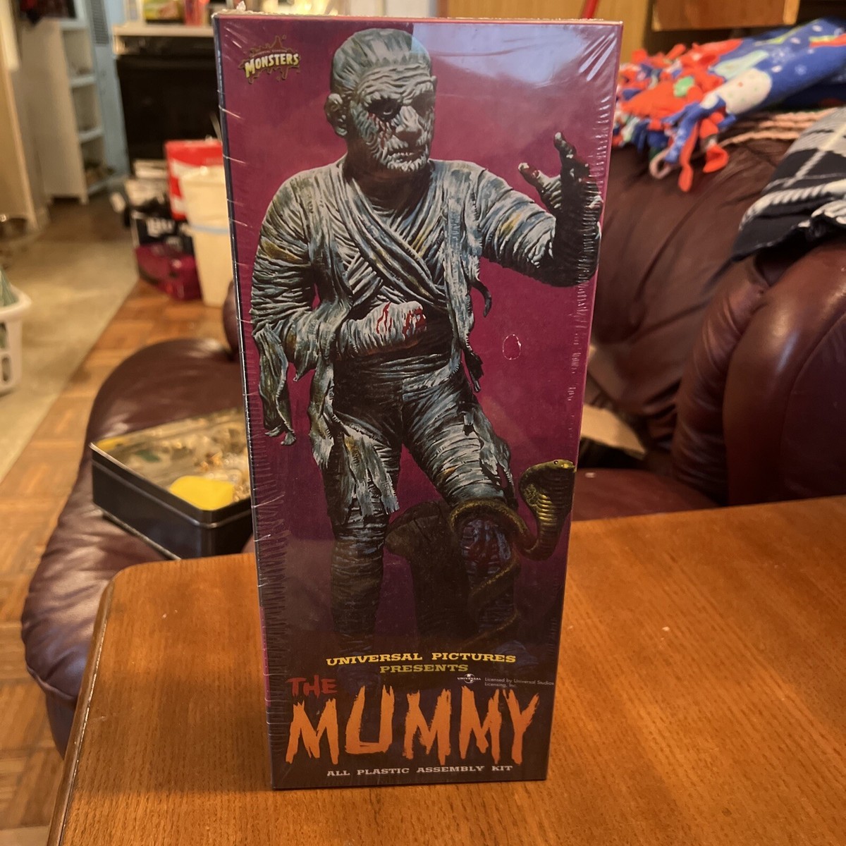 Aurora Plastics THE MUMMY Model Kit 427-98 Complete Unbuilt NICE 