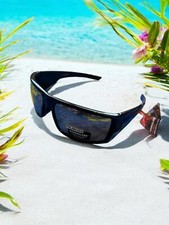 Gafas de sol polarizadas Mountain Shades Mojarra HG (Negro brillante con tinte marrón Len