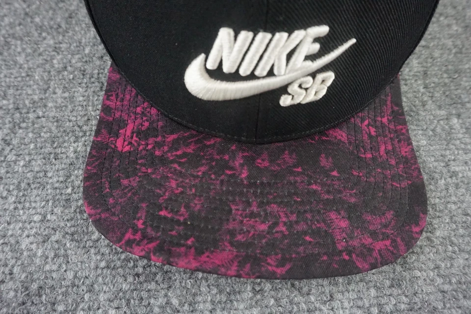 Nike Dunk Low SB Snapback Sombrero Negro Púrpura Ciruela Primitivo Estacional Tie Dye Foto 3 de 4