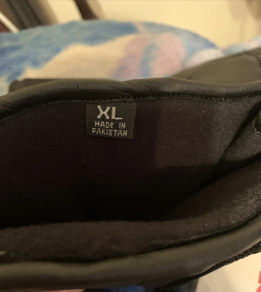 NUEVO Z1R Hombres XL Cuero 3M Aislante Moto Guantes Armadura Nudillos Palma Acolchada Foto 4 de 4