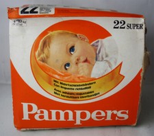 VERY RARE VINTAGE 80'S PAMPERS 22 SUPER 4-10kg 9-22 lbs W. GERMANY NEW 